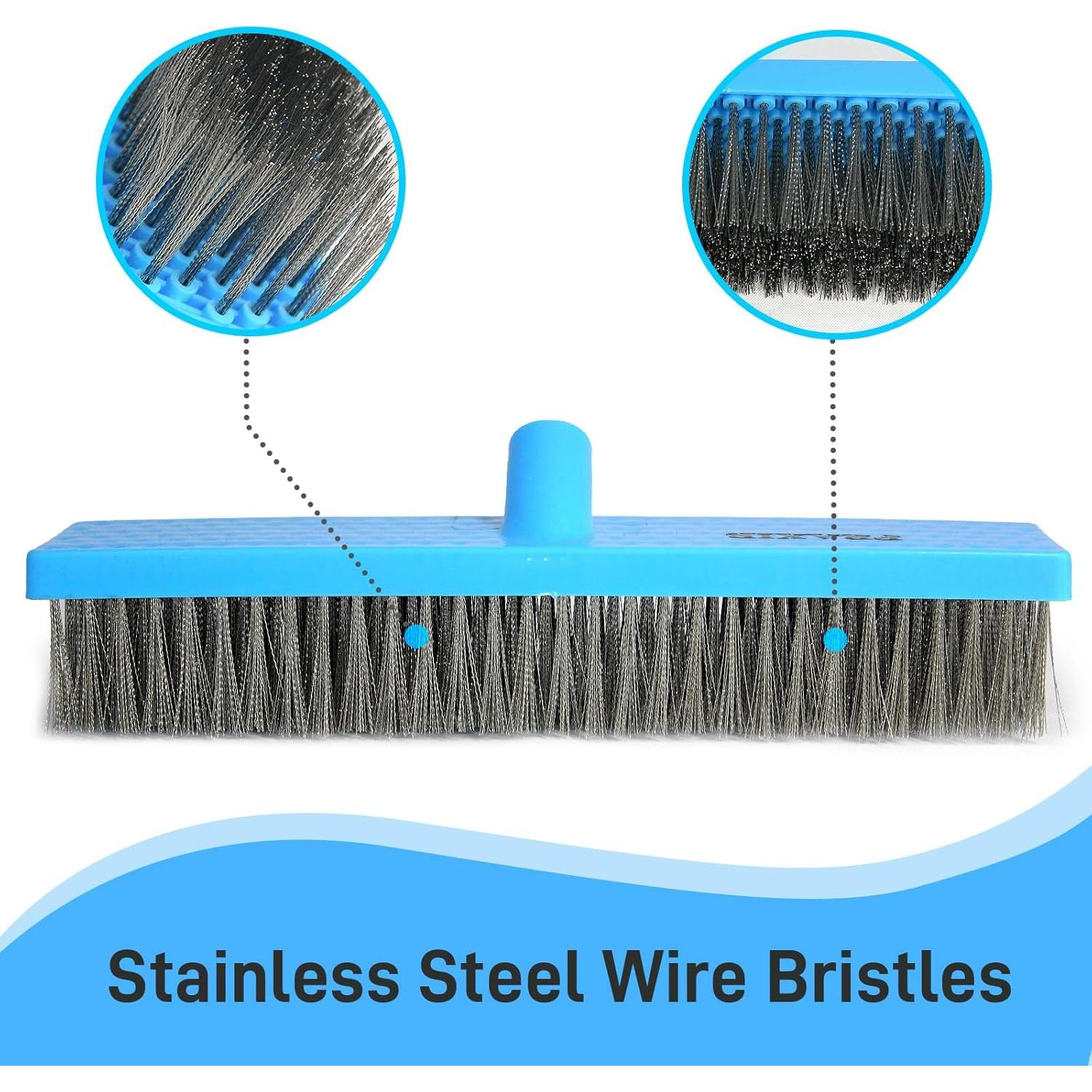 Cepillo fregador de acero inoxidable FRAXIR 139,7 cm