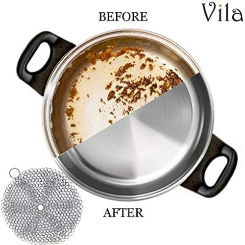 Estropajo de Acero Inoxidable 316L Synra 18 cm Redondo