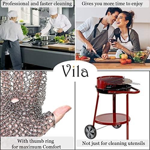 Estropajo de Acero Inoxidable 316L Synra 18 cm Redondo