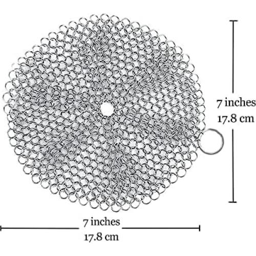 Estropajo de Acero Inoxidable 316L Synra 18 cm Redondo