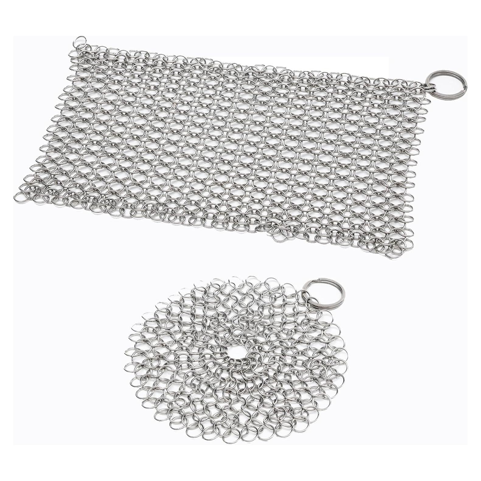 Limpiador de Sartenes de Hierro Fundido Edgnb - 2 Piezas