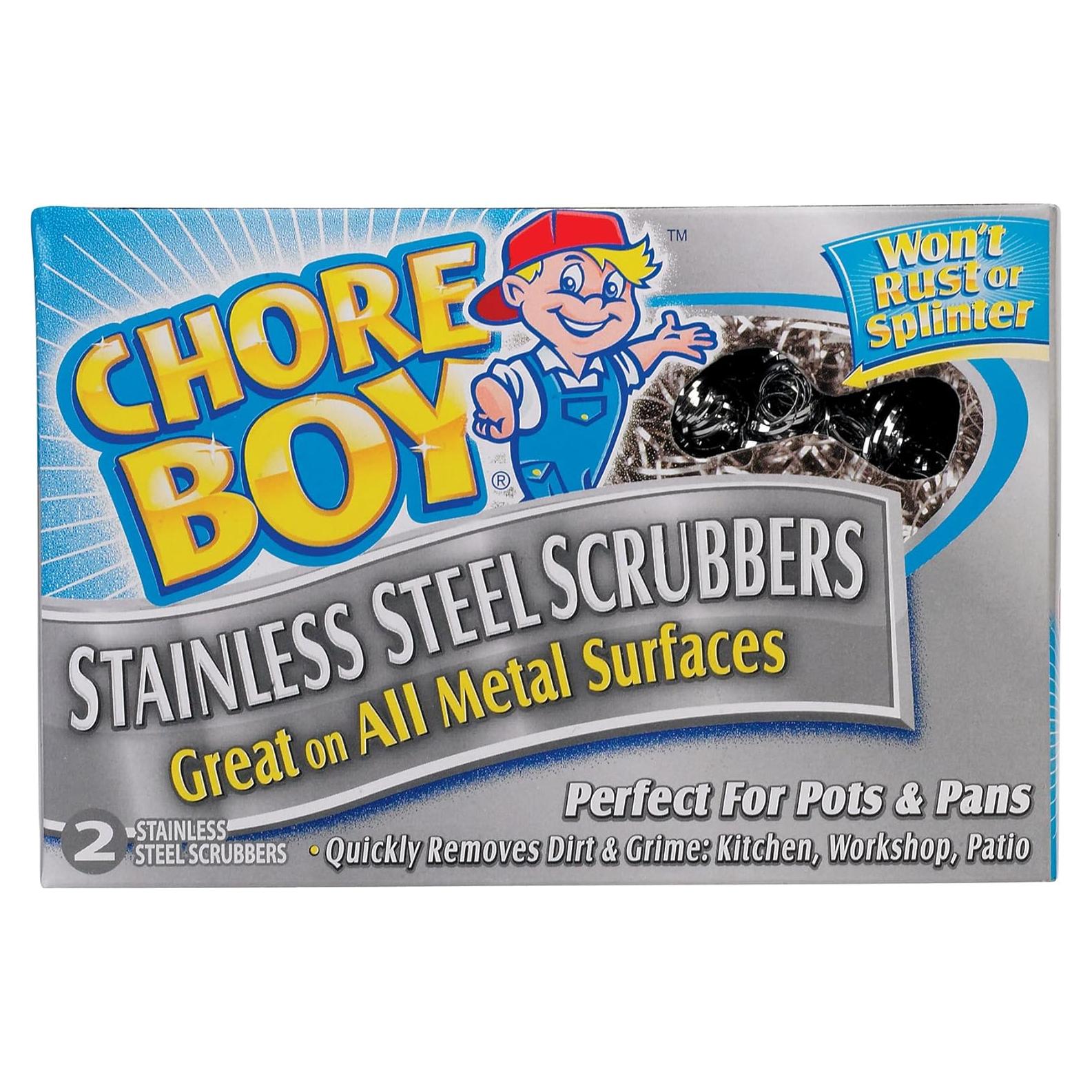 Estropajos de Acero Inoxidable CHORE BOY 12 Piezas