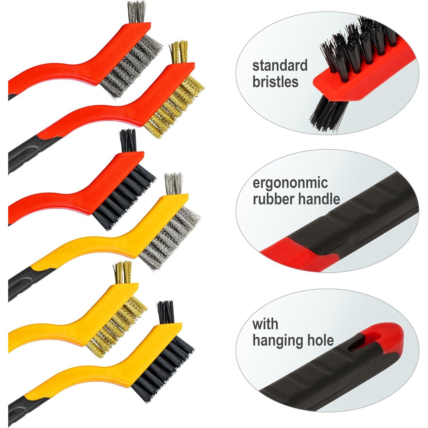 Juego de 6 Cepillos de Alambre YUOILHY para Estufas