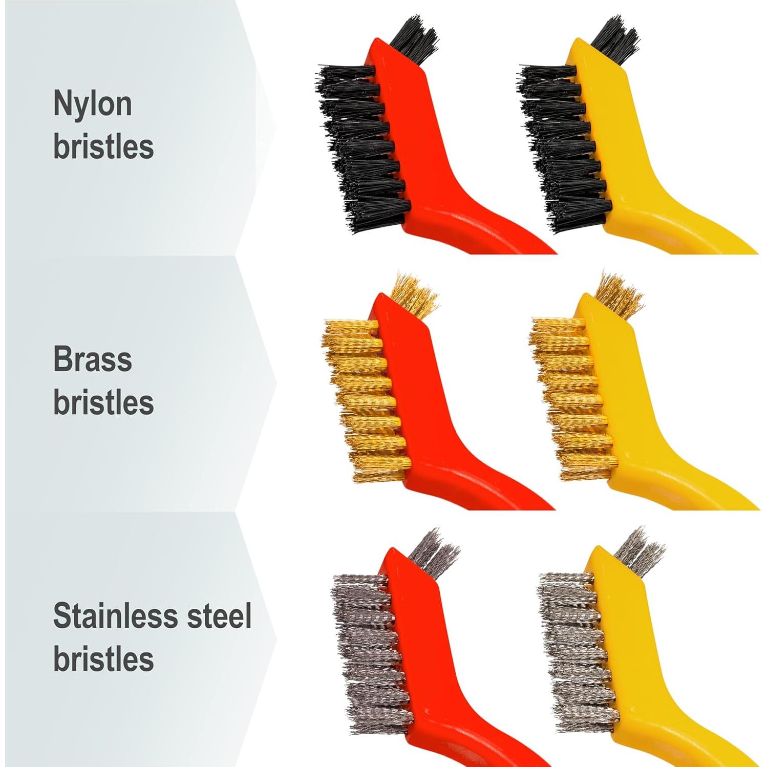 Juego de 6 Cepillos de Alambre YUOILHY para Estufas