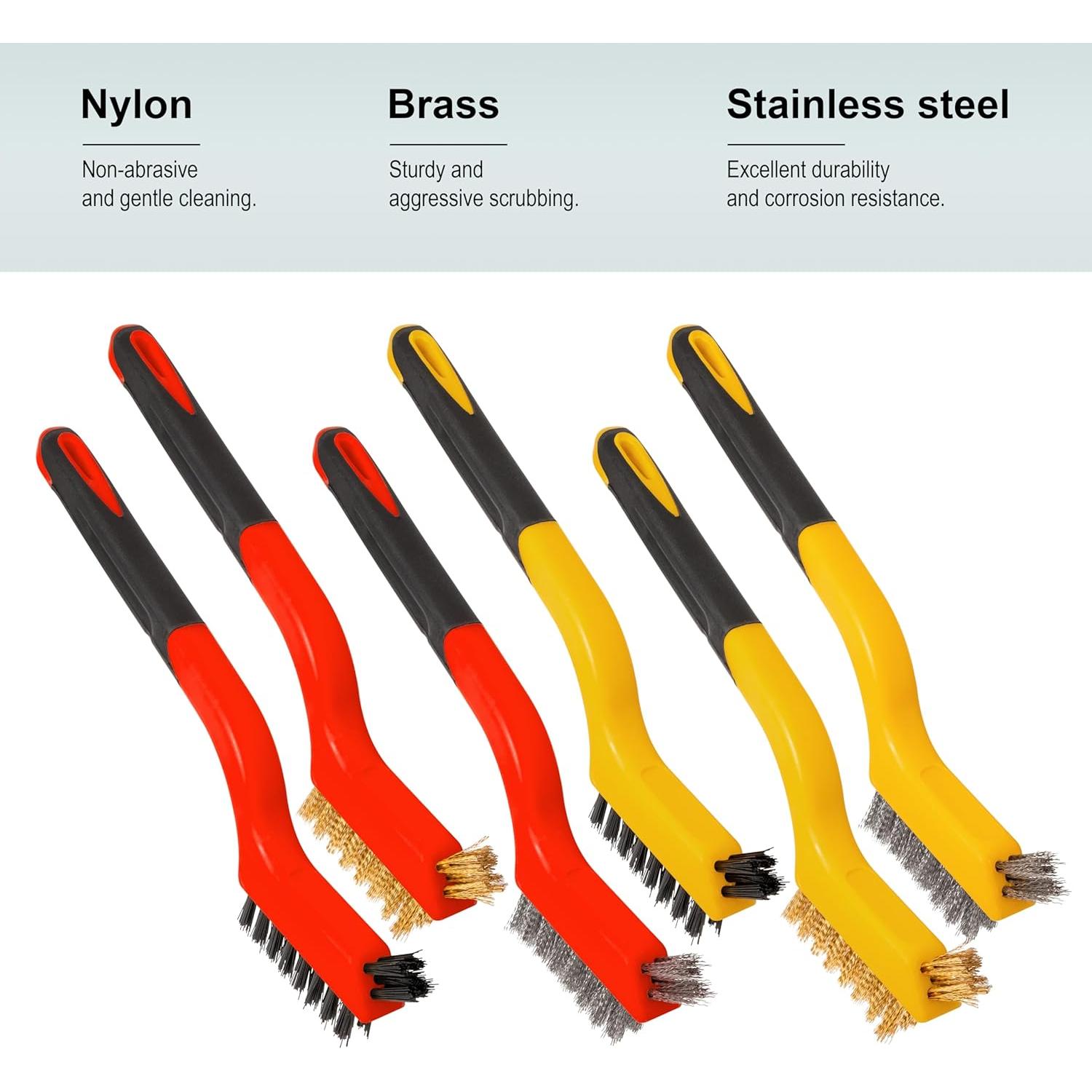 Juego de 6 Cepillos de Alambre YUOILHY para Estufas