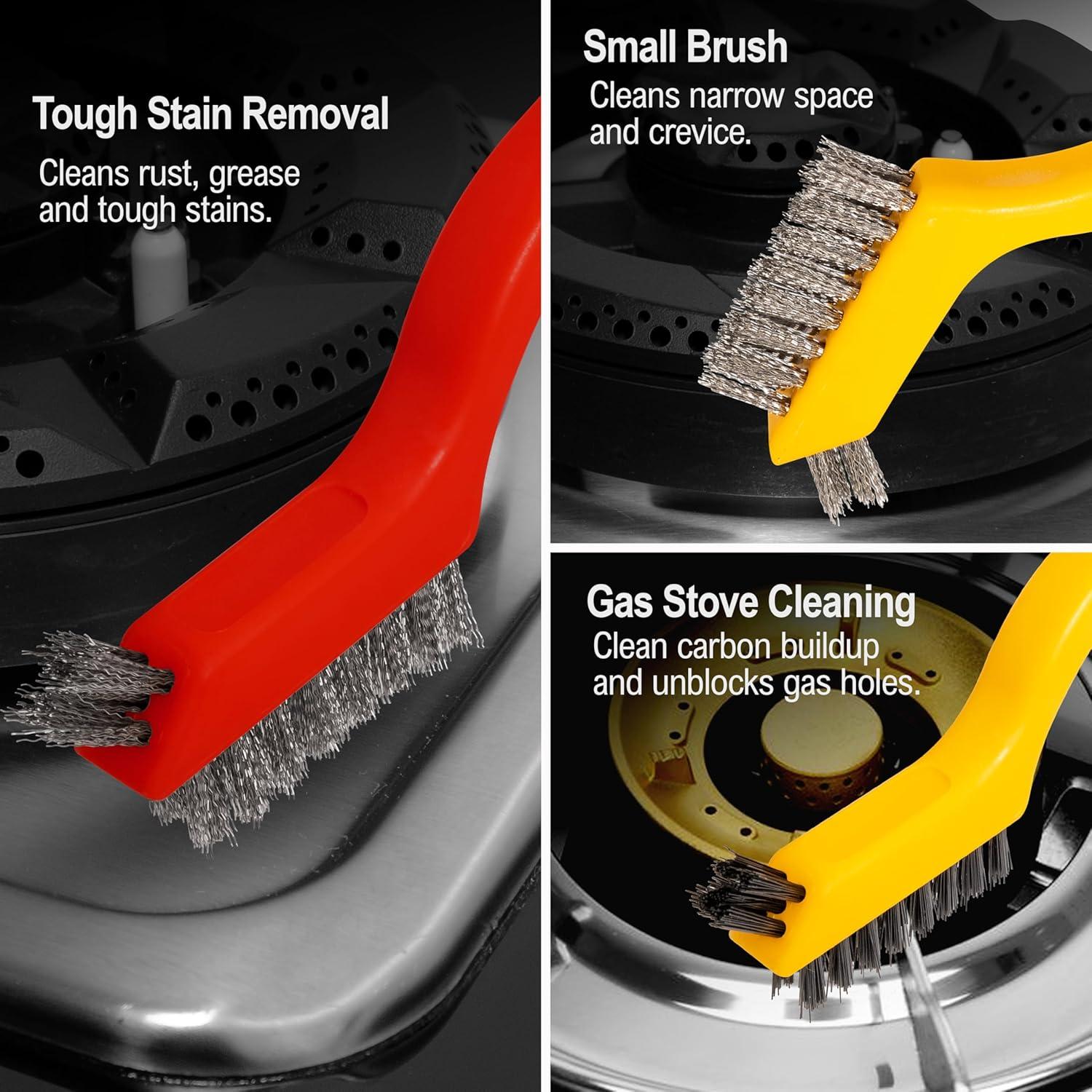 Juego de 6 Cepillos de Alambre YUOILHY para Estufas