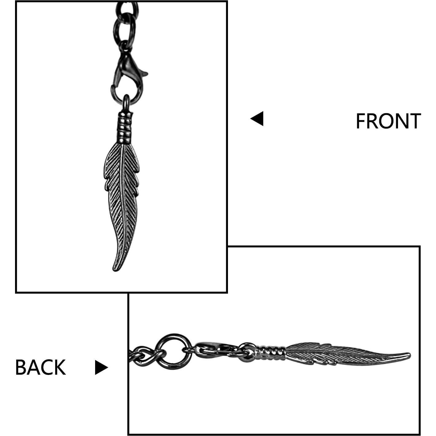 Reloj de bolsillo TREEWETO con cadena y colgante antiguo