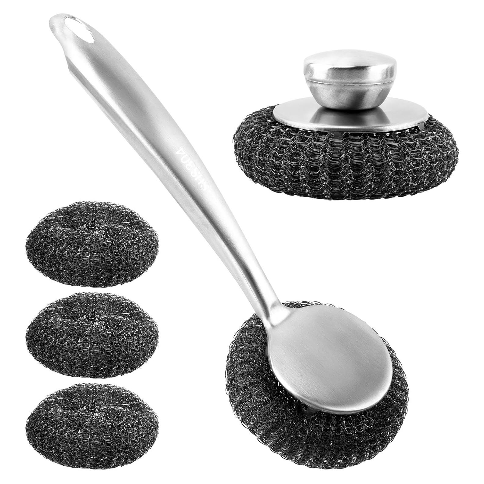 Juego de Cepillos de Acero Inoxidable Tookie - 2 Piezas