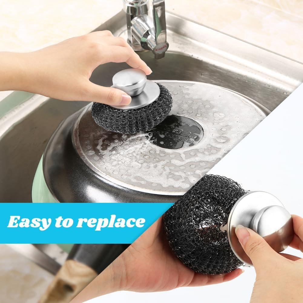 Juego de Cepillos de Acero Inoxidable Tookie - 2 Piezas