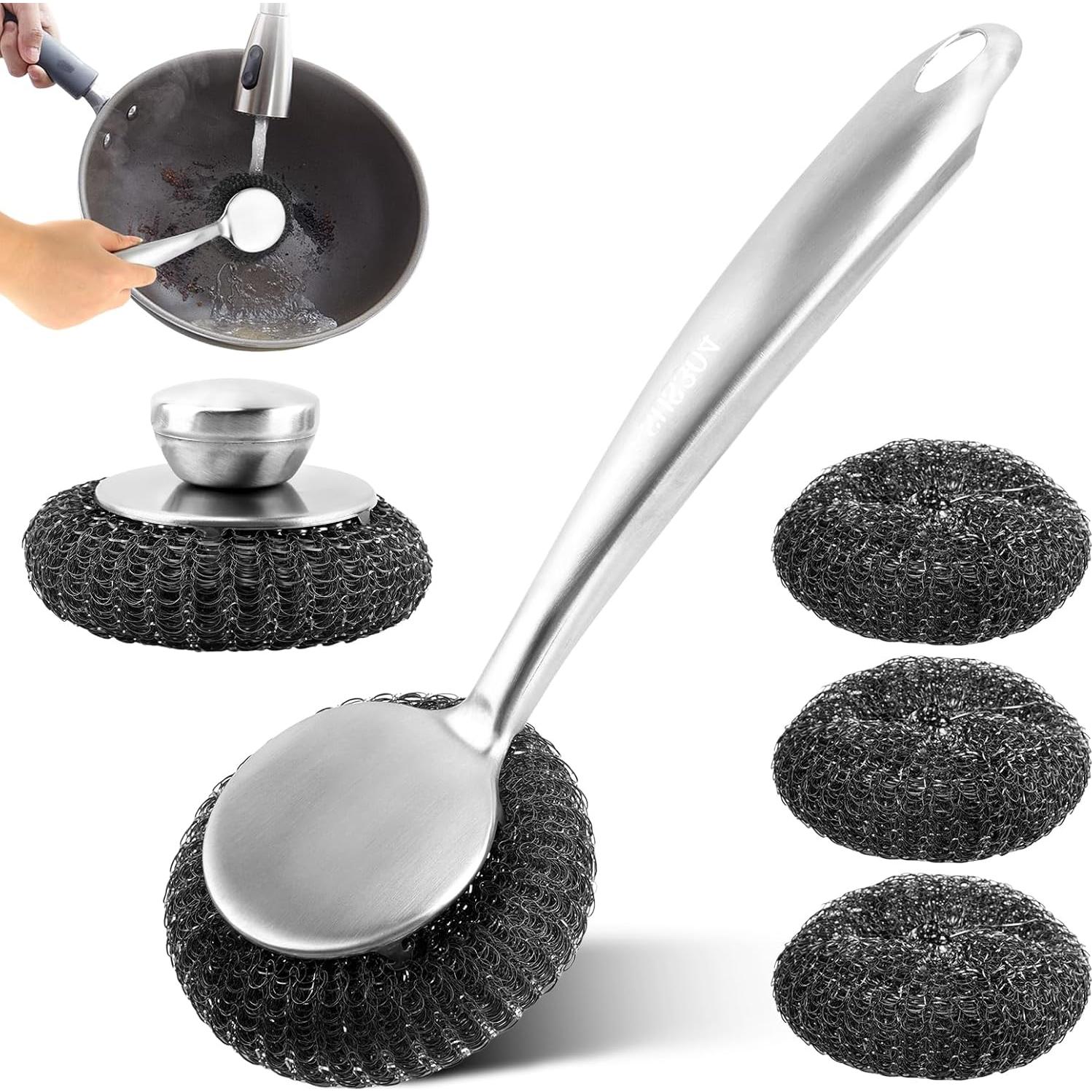 Juego de Cepillos de Acero Inoxidable Tookie - 2 Piezas