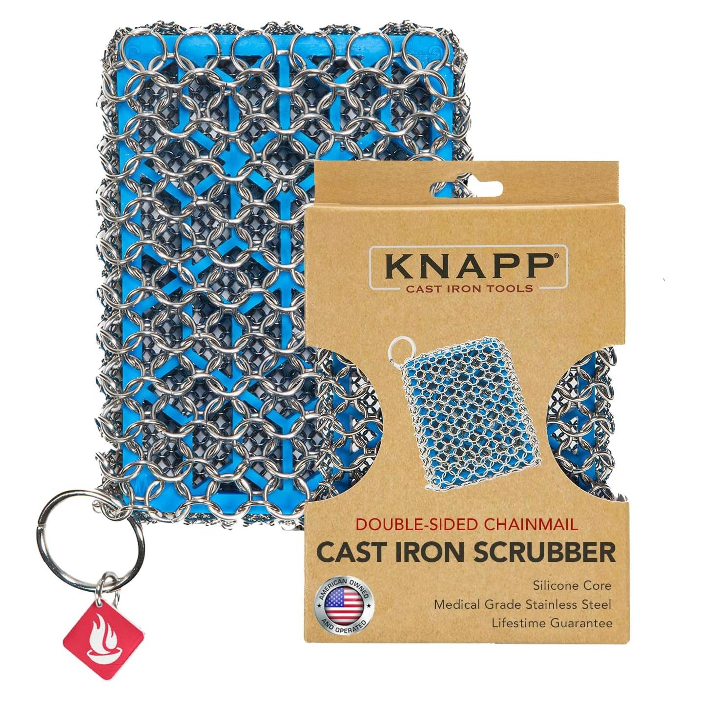 Esponja de Cadena de Hierro Fundido Knapp Made 10x8.9 cm