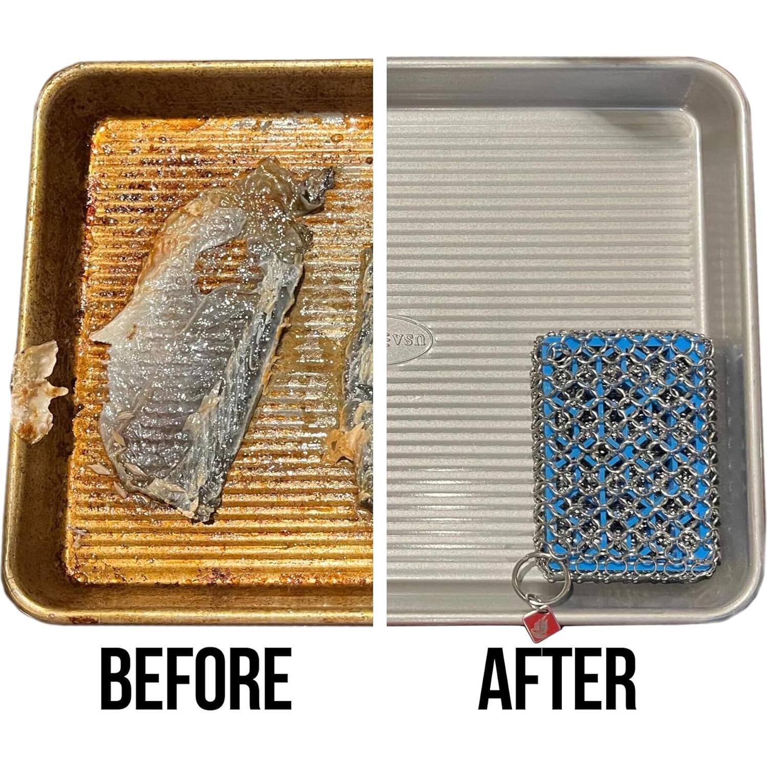 Esponja de Cadena de Hierro Fundido Knapp Made 10x8.9 cm