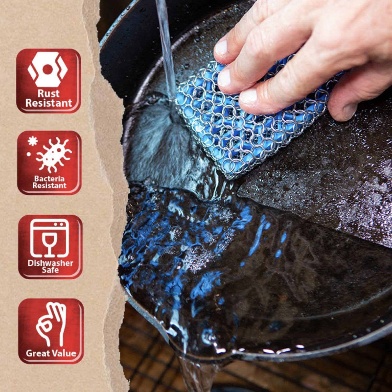 Esponja de Cadena de Hierro Fundido Knapp Made 10x8.9 cm