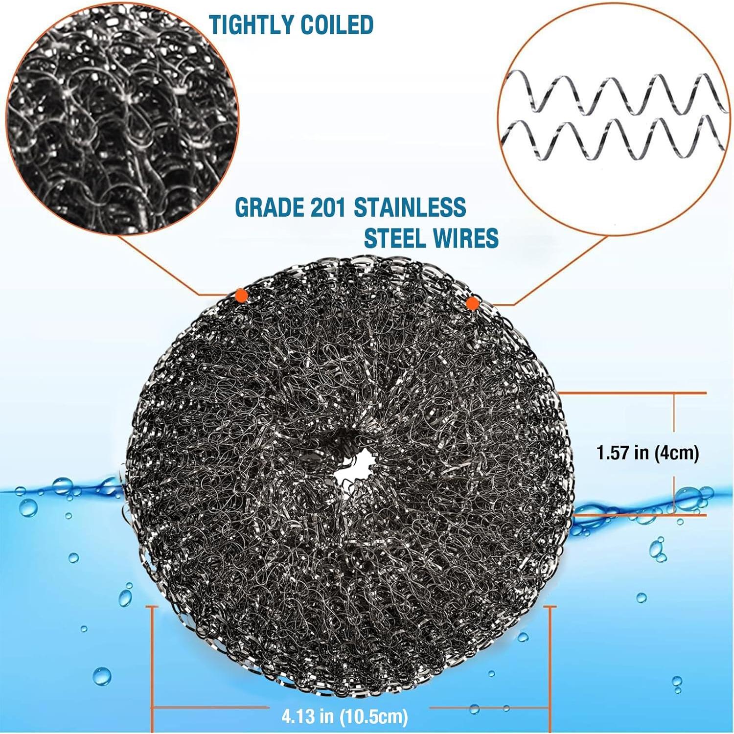 Almohadillas de limpieza Esie Houzie 2 unidades acero inoxidable