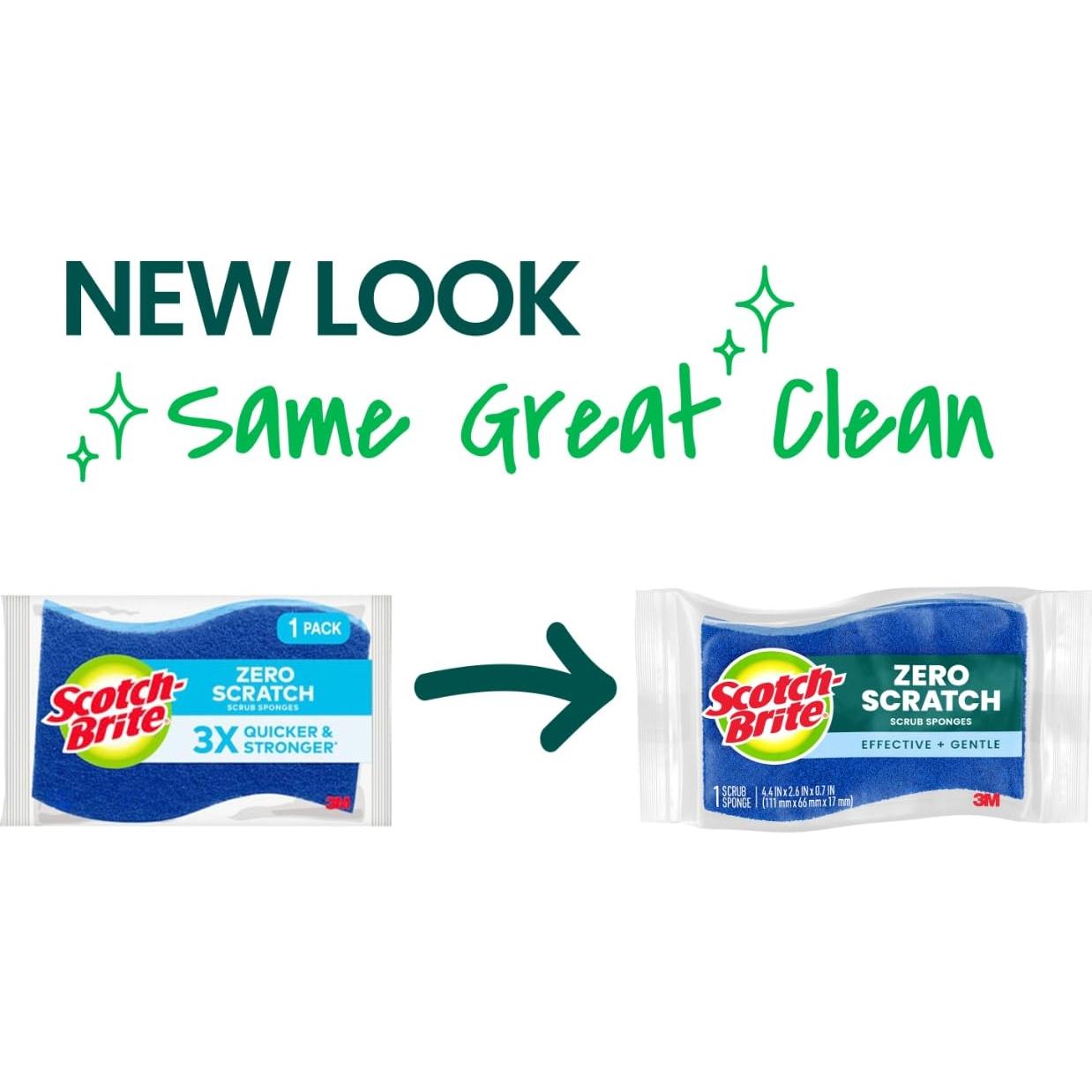Esponjas de Cocina Scotch-Brite Zero Scratch - 9 Unidades