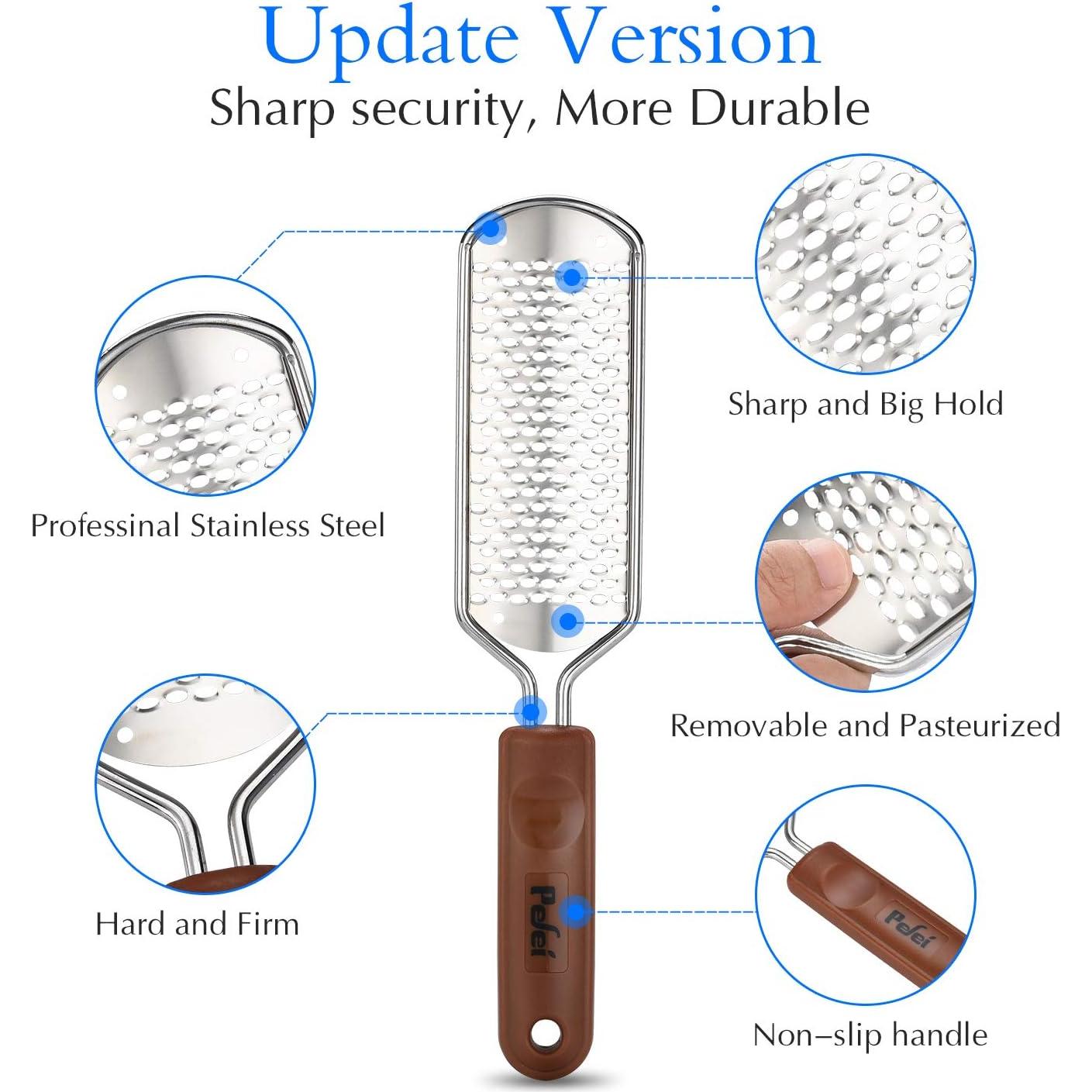 Lima de Pies Profesional Pefei Acero Inoxidable 33cm