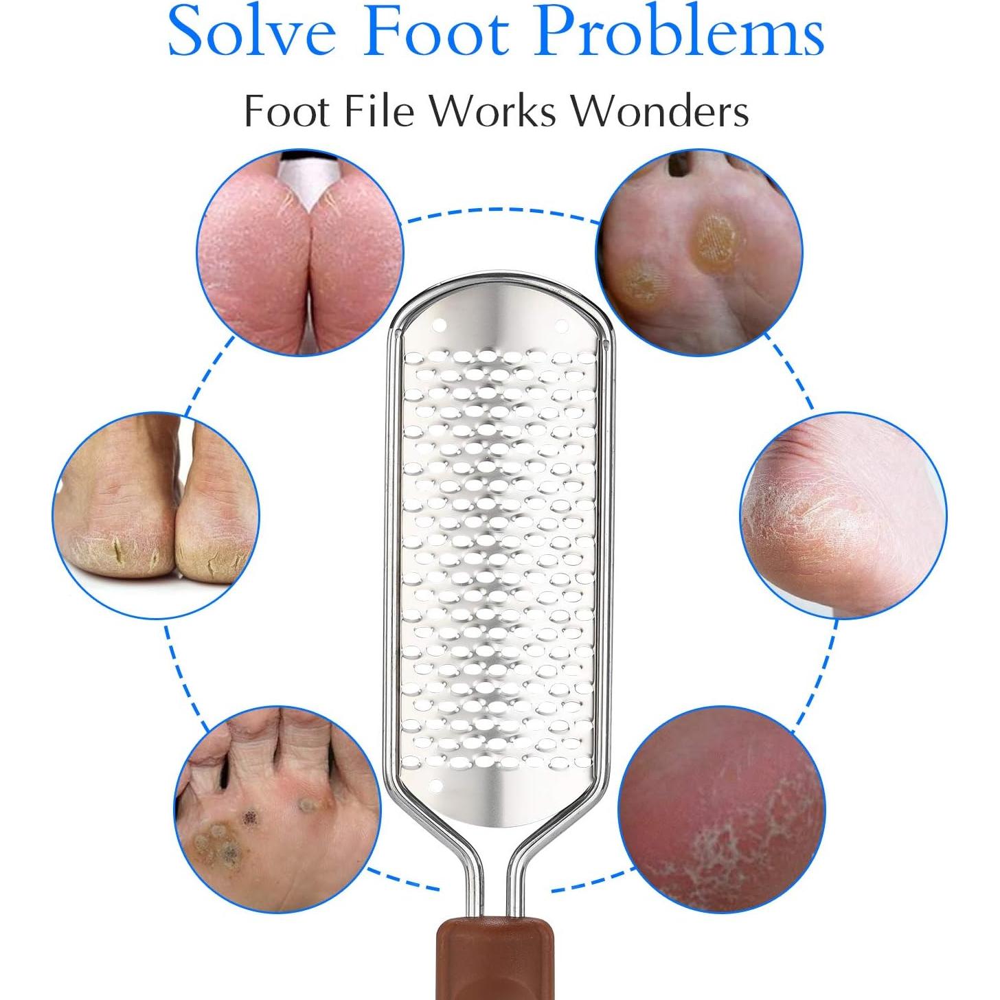 Lima de Pies Profesional Pefei Acero Inoxidable 33cm