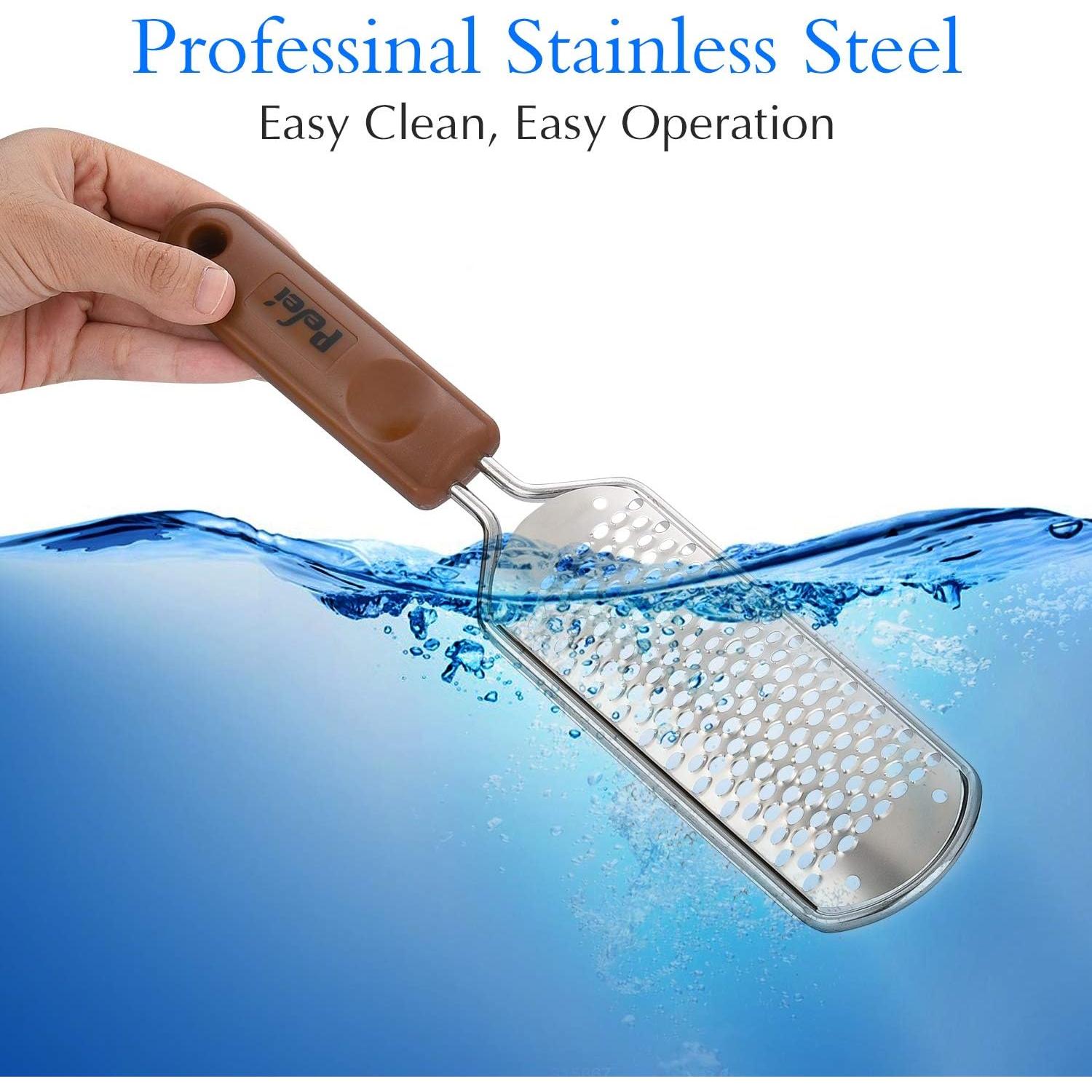 Lima de Pies Profesional Pefei Acero Inoxidable 33cm