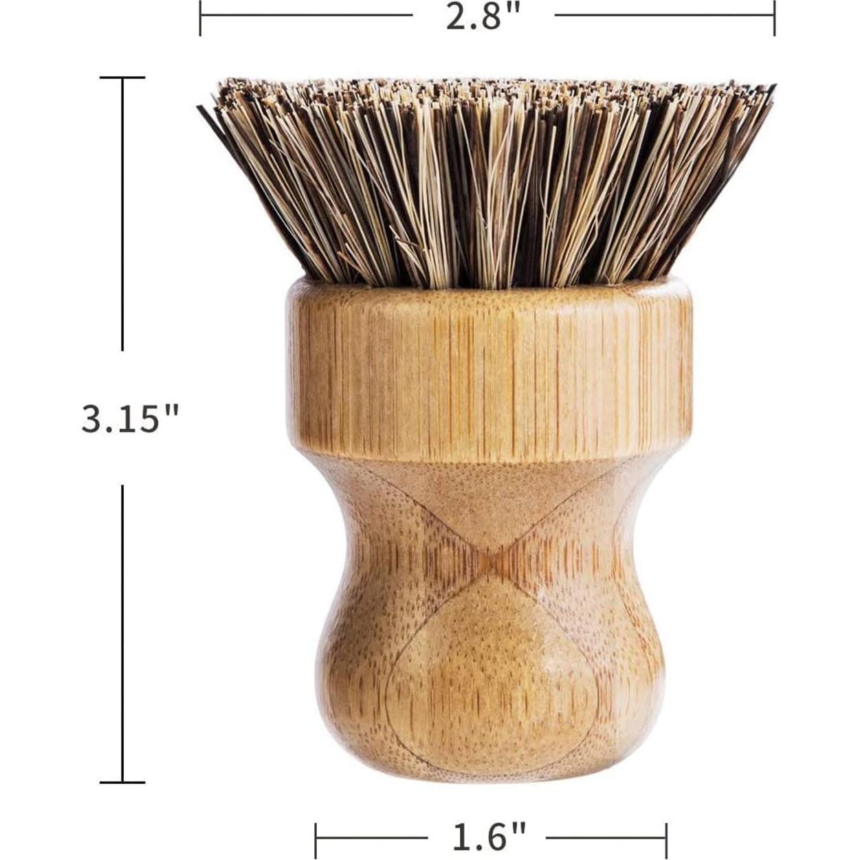 Juego de 3 Cepillos de Limpieza GREENTH PRO de Bambú