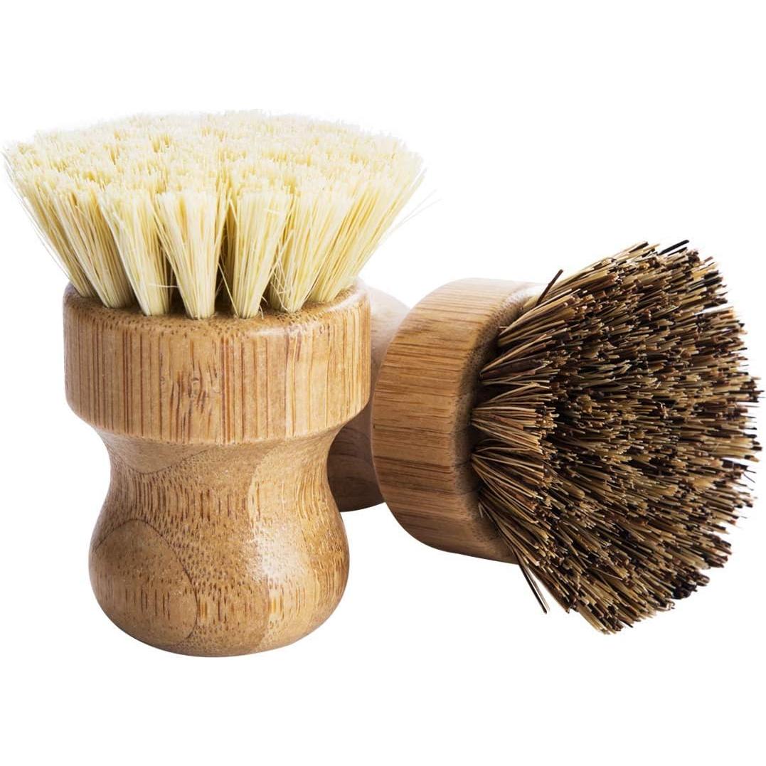 Juego de 3 Cepillos de Limpieza GREENTH PRO de Bambú
