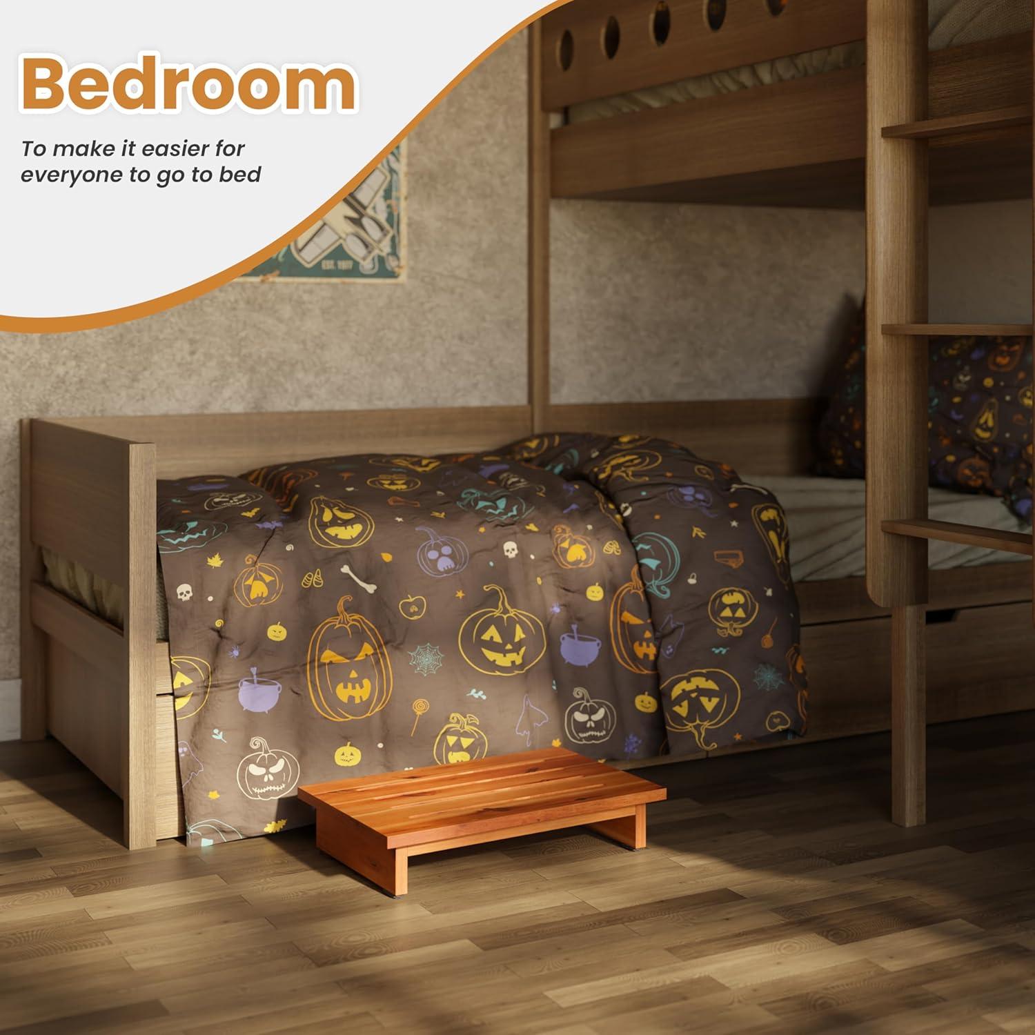 Taburete de Madera HOLANA 8.89 cm Antideslizante Acacia