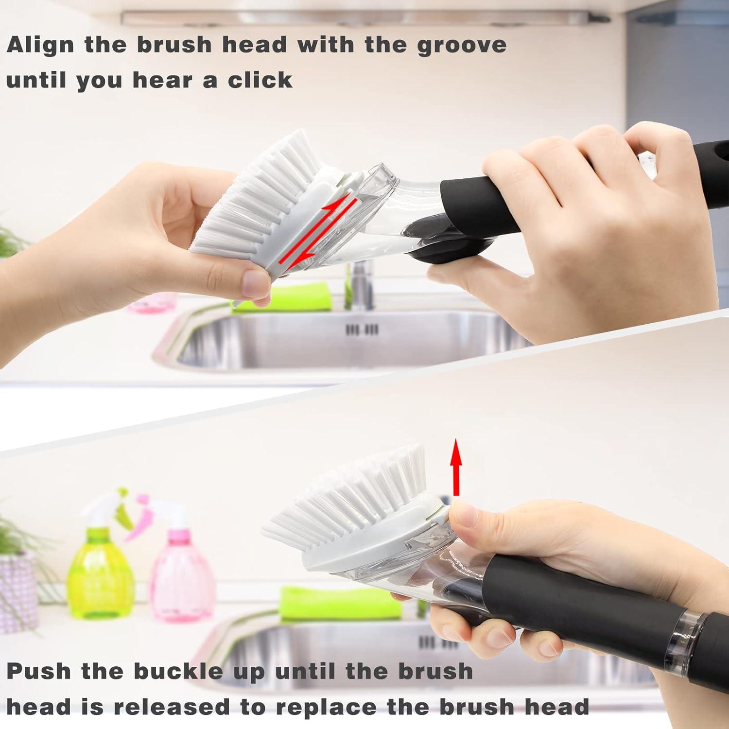 Recargas de cepillo OXO Shadowgallery - 4 cabezales nylon