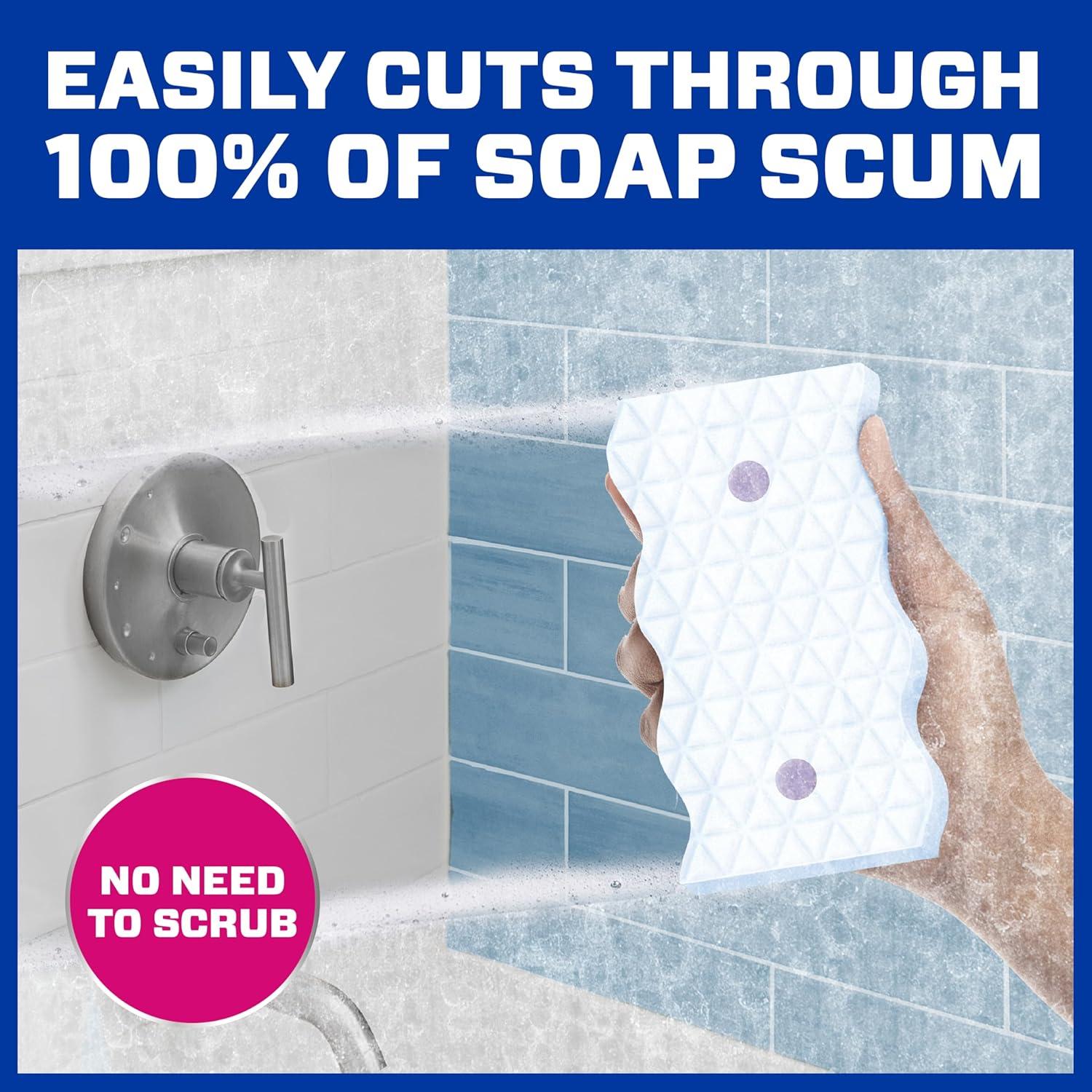 Esponja Mágica Mr. Clean Ultra Baño 5 Unidades Aroma Lavanda