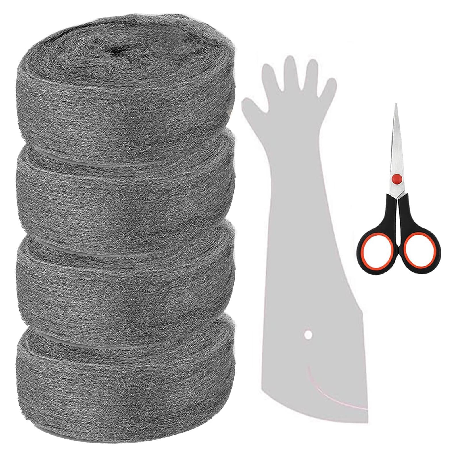 Lana de Acero para Control de Ratones Azuline - 30 pies