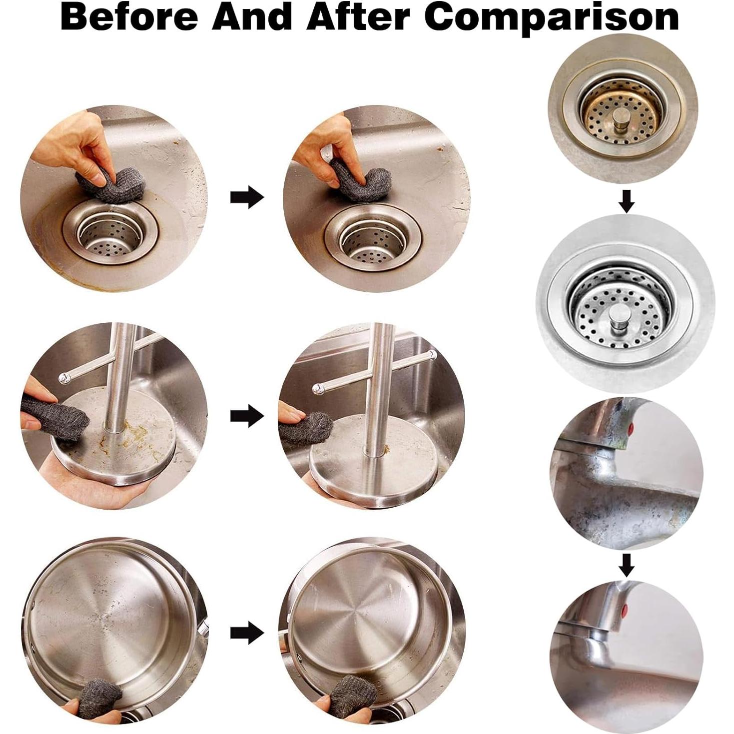 Lana de Acero para Control de Ratones Azuline - 30 pies