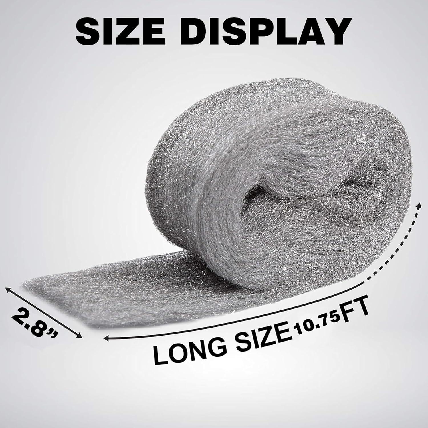 Lana de Acero para Control de Ratones Azuline - 30 pies