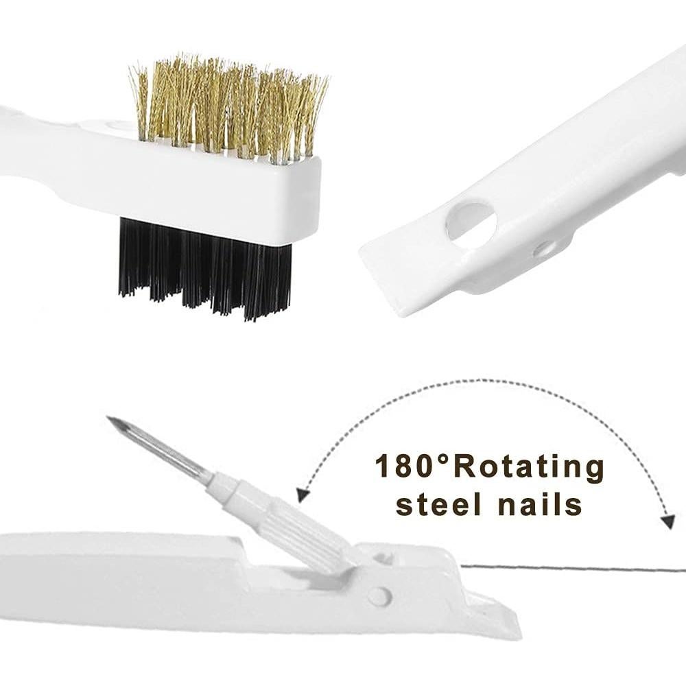 Cepillo de Limpieza de Cocina Leuapl 4 en 1 con Raspador