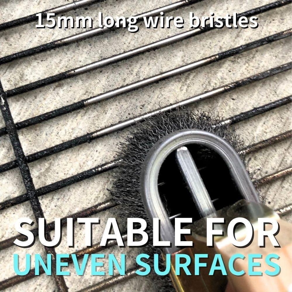 Cepillo de Alambre de Acero ALLGET HD-5X para Limpieza Pesada