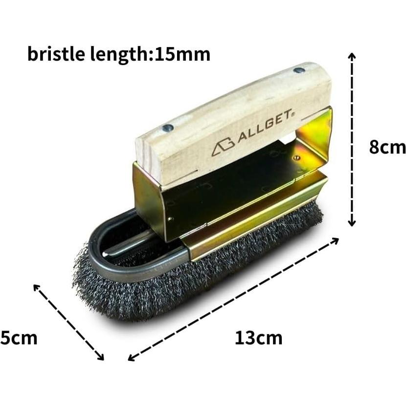 Cepillo de Alambre de Acero ALLGET HD-5X para Limpieza Pesada