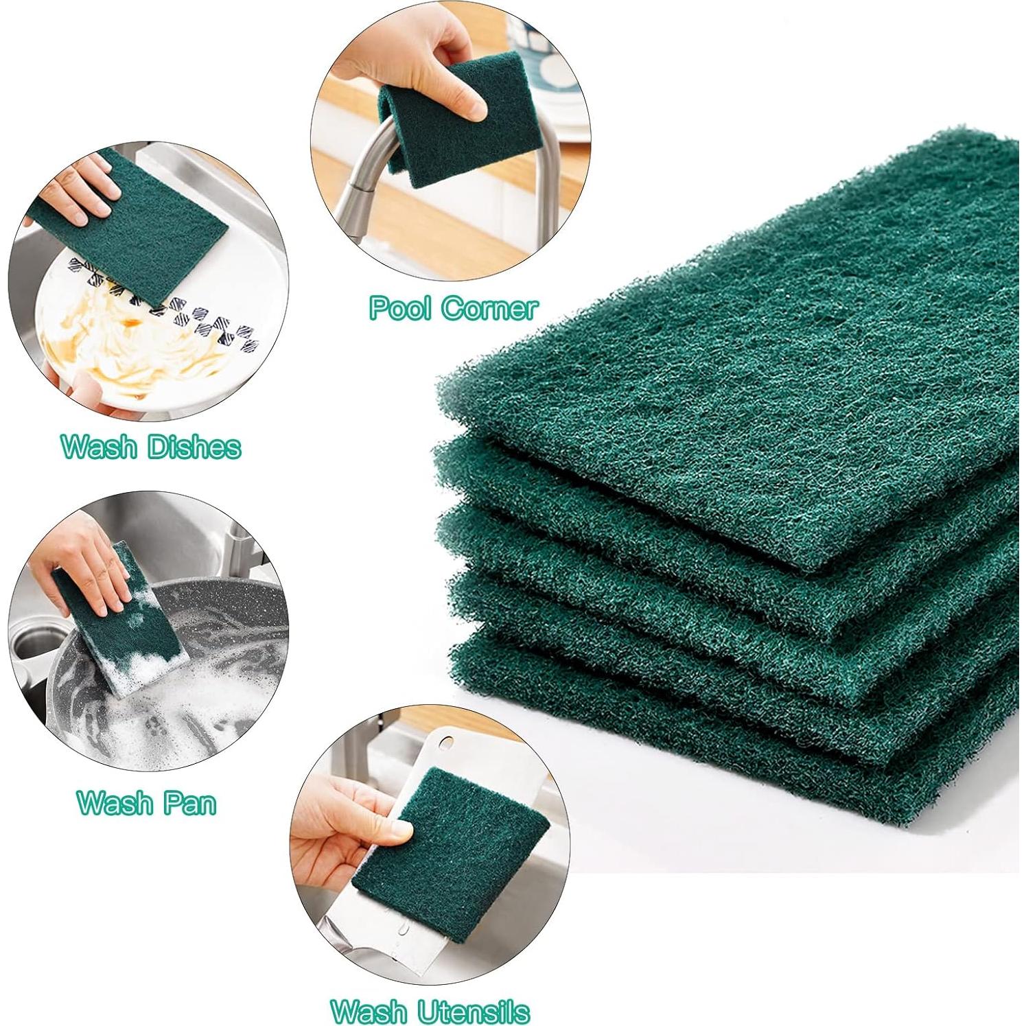 Esponjas de Fregado Reutilizables GUEICN 12 Piezas Verde