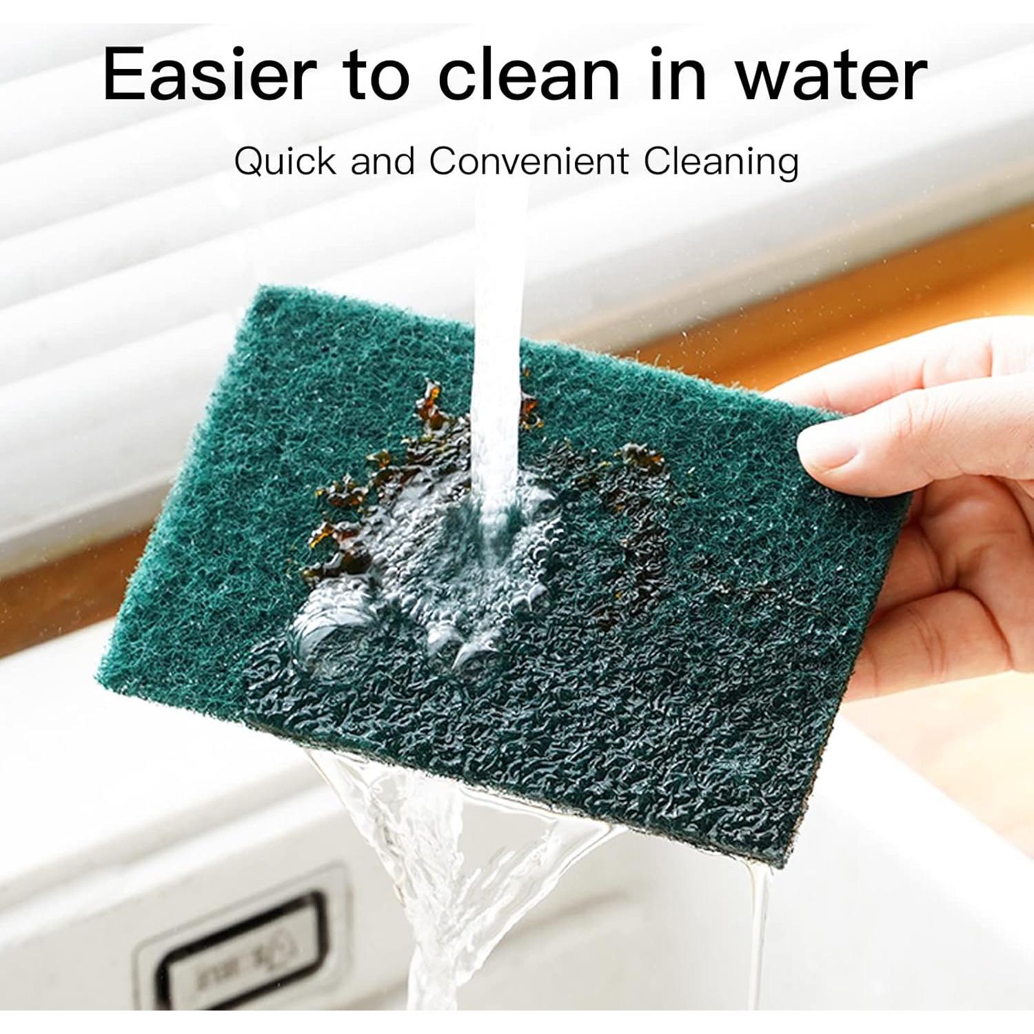 Esponjas de Fregado Reutilizables GUEICN 12 Piezas Verde