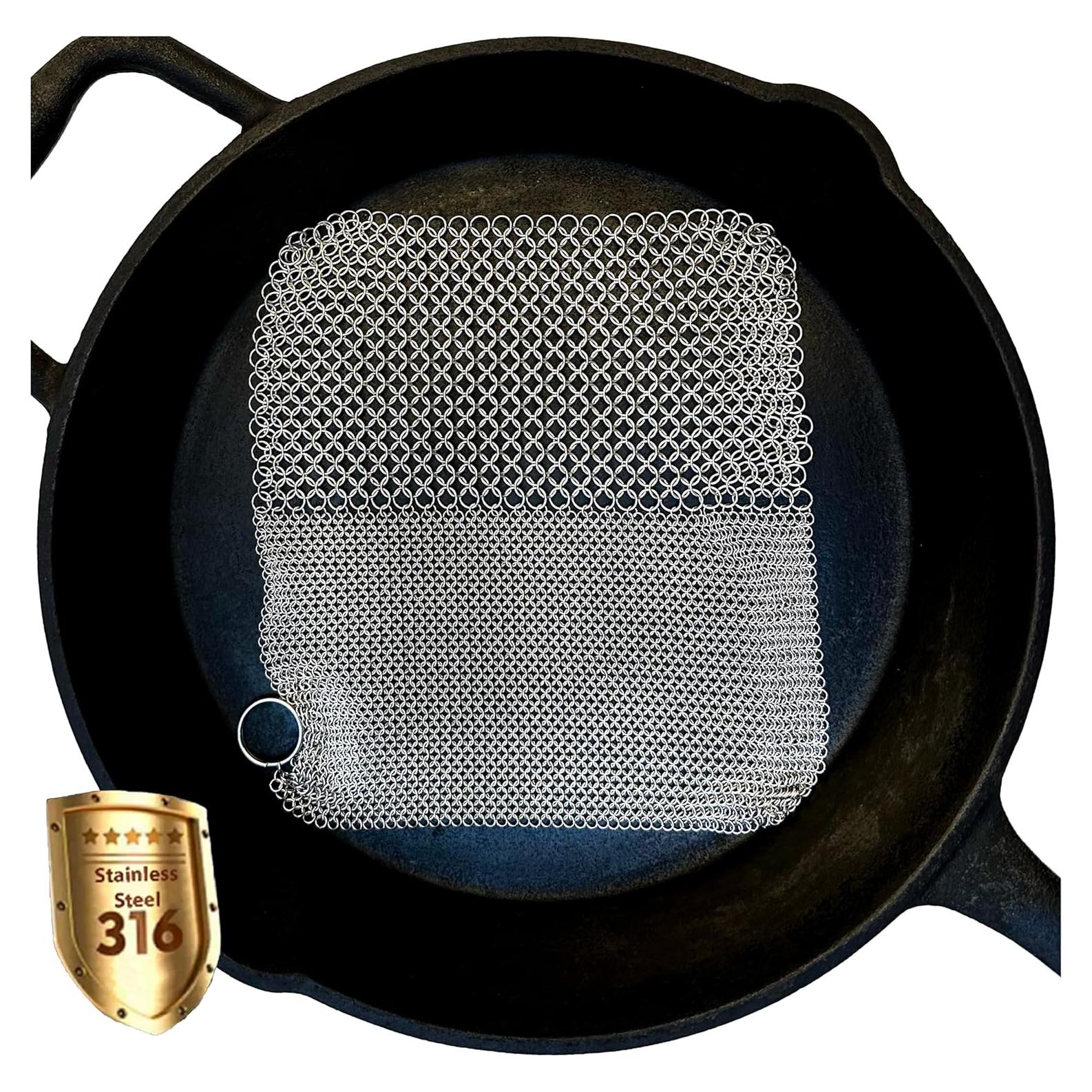 Estropajo de Malla de Cadena ERGONOW Acero Inoxidable 316