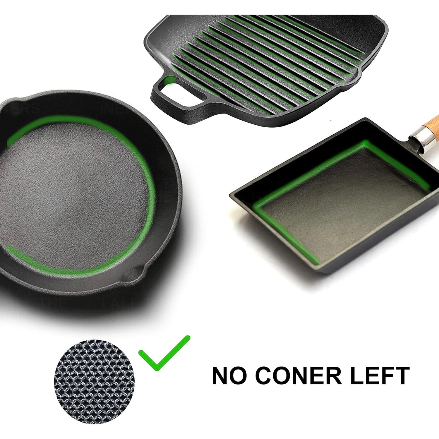 Estropajo de Malla de Cadena ERGONOW Acero Inoxidable 316