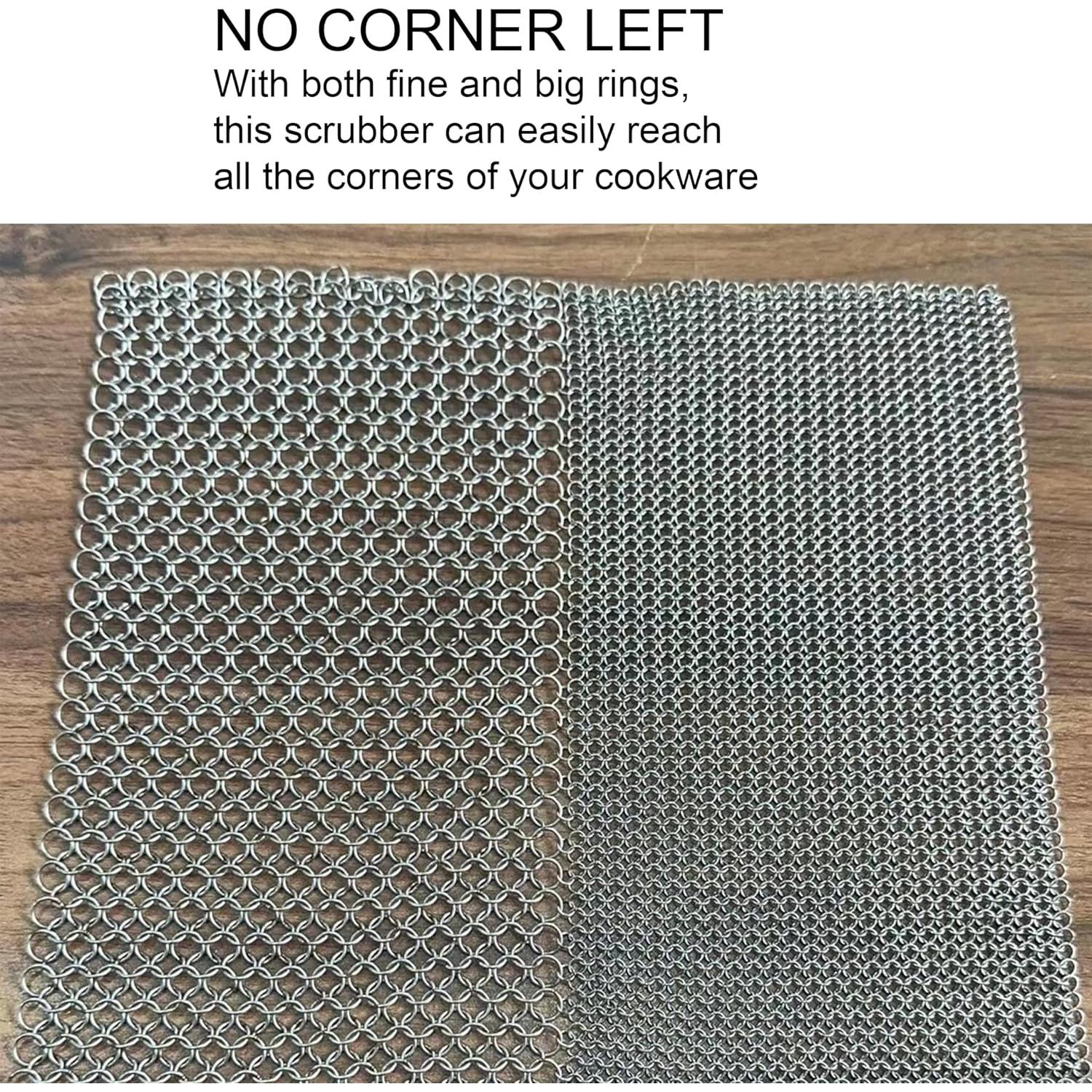 Estropajo de Malla de Cadena ERGONOW Acero Inoxidable 316