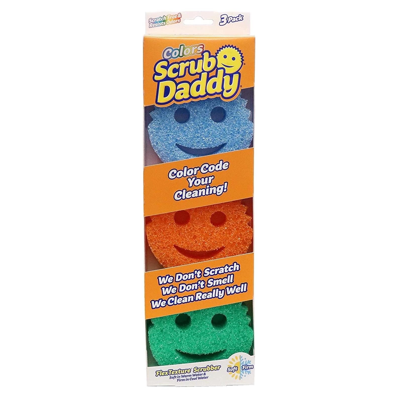 Esponjas de Limpieza Scrub Daddy Colores 3 Piezas