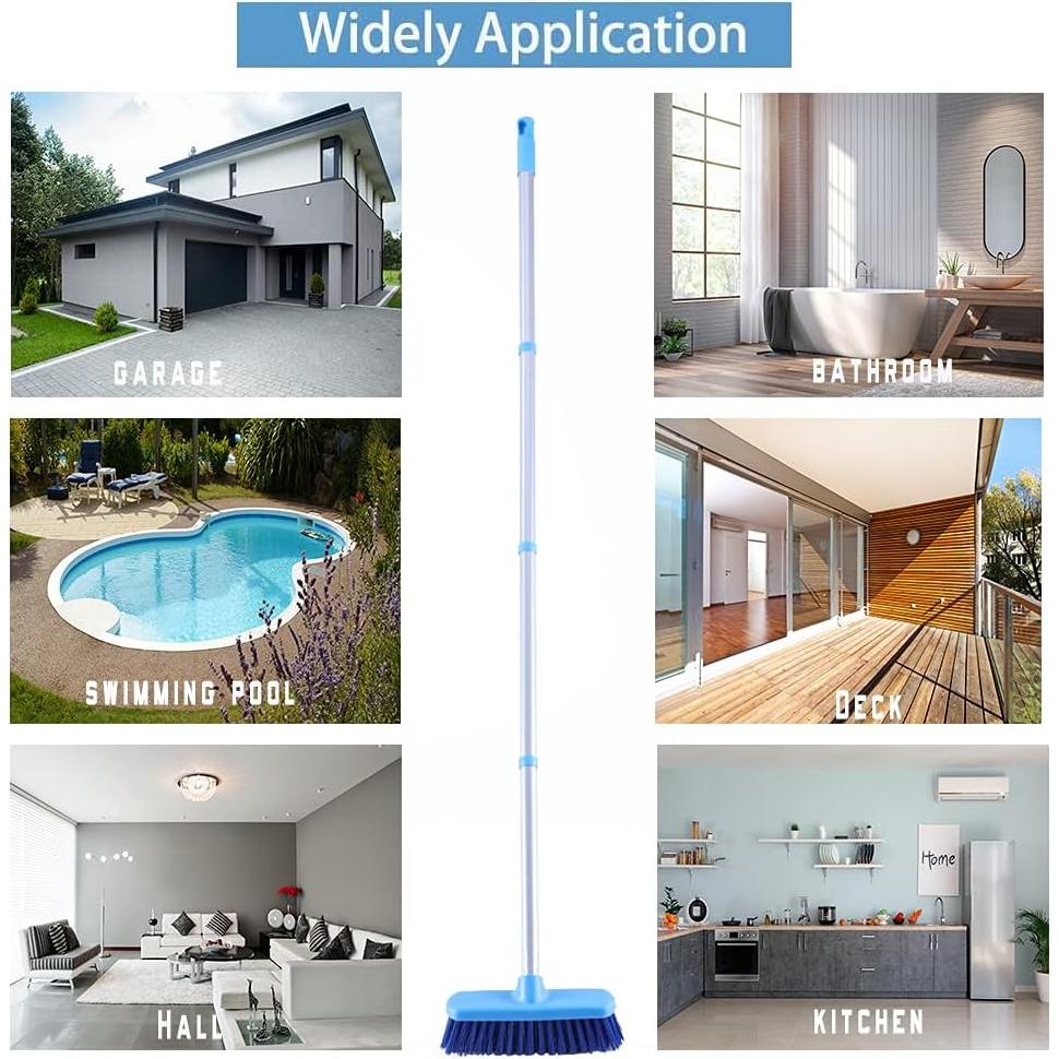 Cepillo de Deck YONILL con Mango Largo 127 cm Cerdas Rígidas