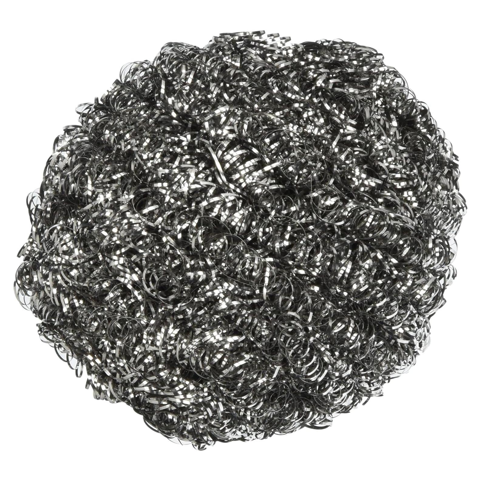 Esponja de Acero Inoxidable Winco 105 g Apta Lavavajillas