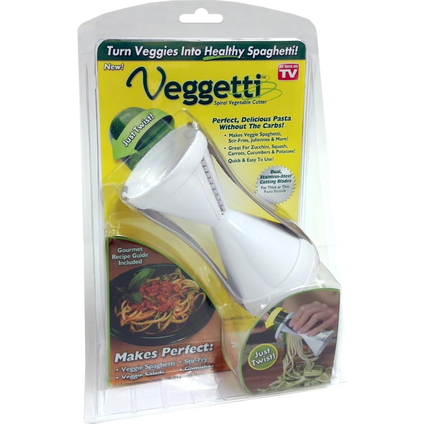 Cortador de Verduras Espiral Veggetti Ontel, Acero Inoxidable