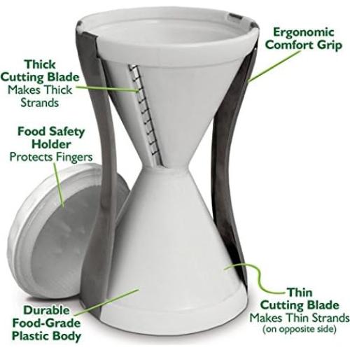 Cortador de Verduras Espiral Veggetti Ontel, Acero Inoxidable