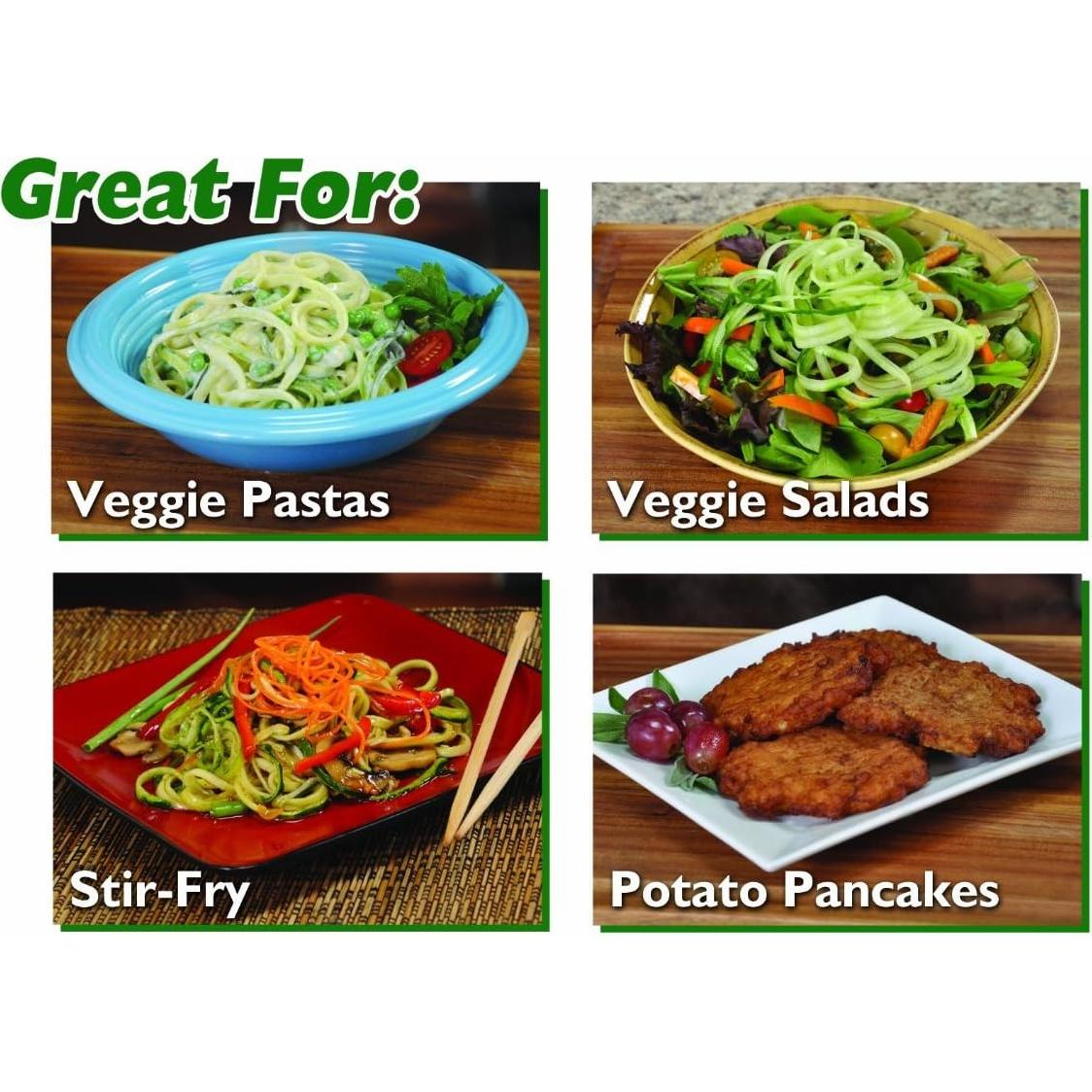 Cortador de Verduras Espiral Veggetti Ontel, Acero Inoxidable