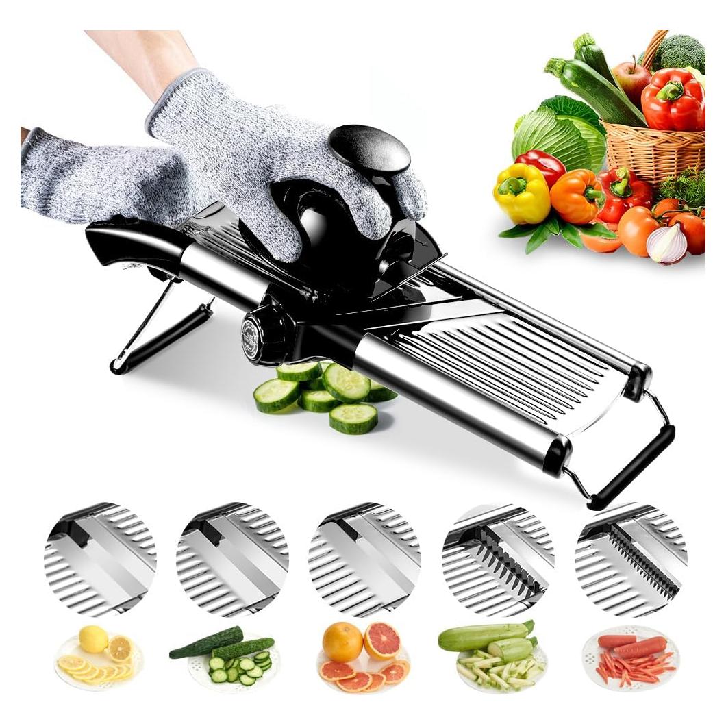 Mandolina ajustable WELTONHM de acero inoxidable 0.74 kg