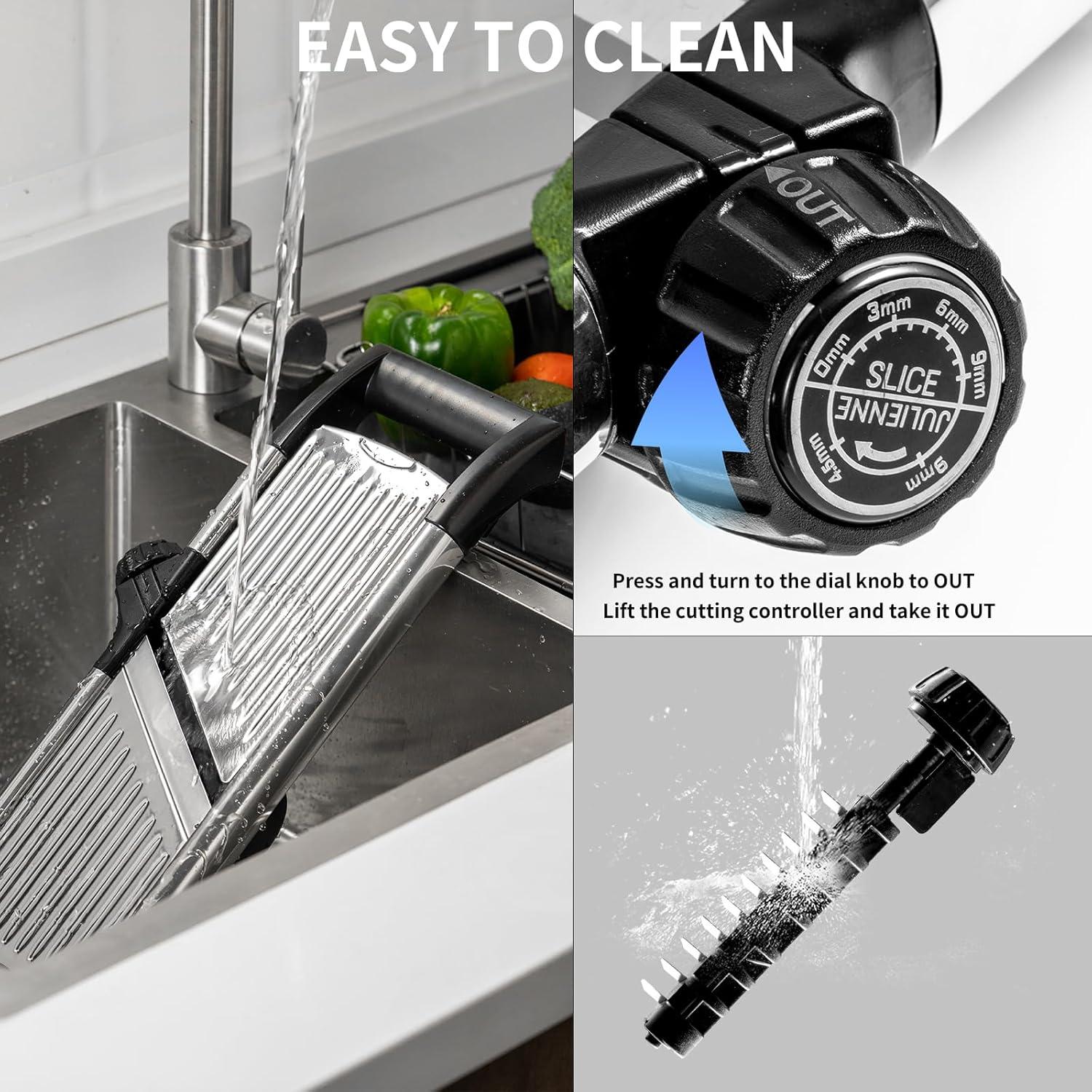 Mandolina ajustable WELTONHM de acero inoxidable 0.74 kg