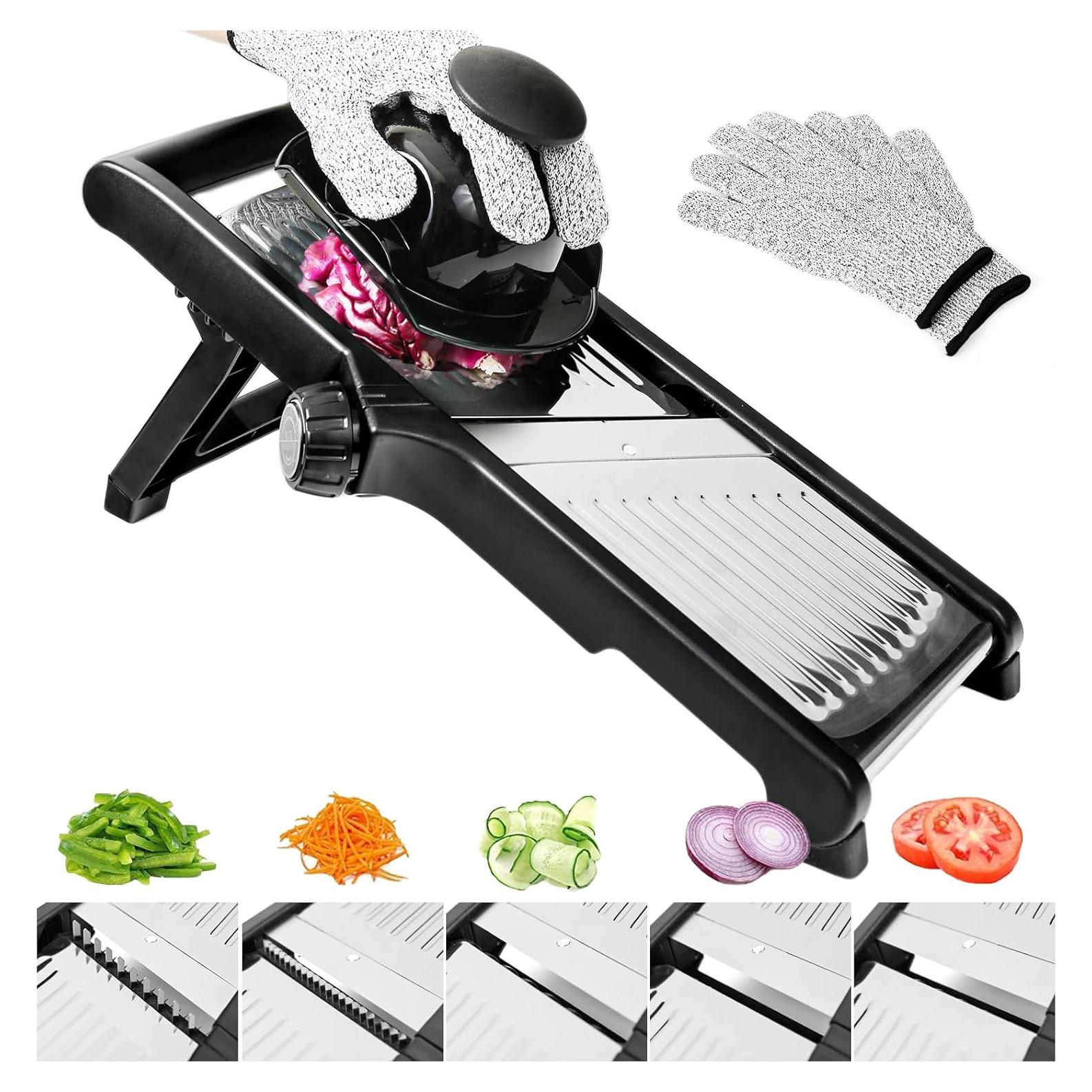 Rebanador de Mandolina Ajustable XAYCDEHN Acero Inoxidable