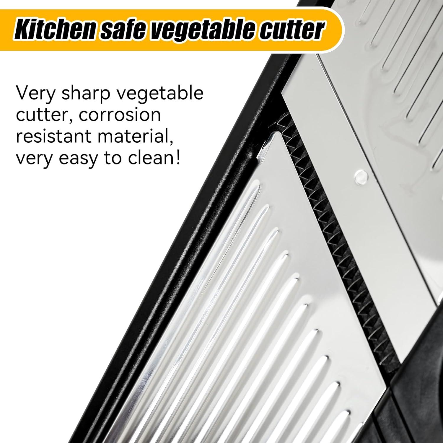 Rebanador de Mandolina Ajustable XAYCDEHN Acero Inoxidable