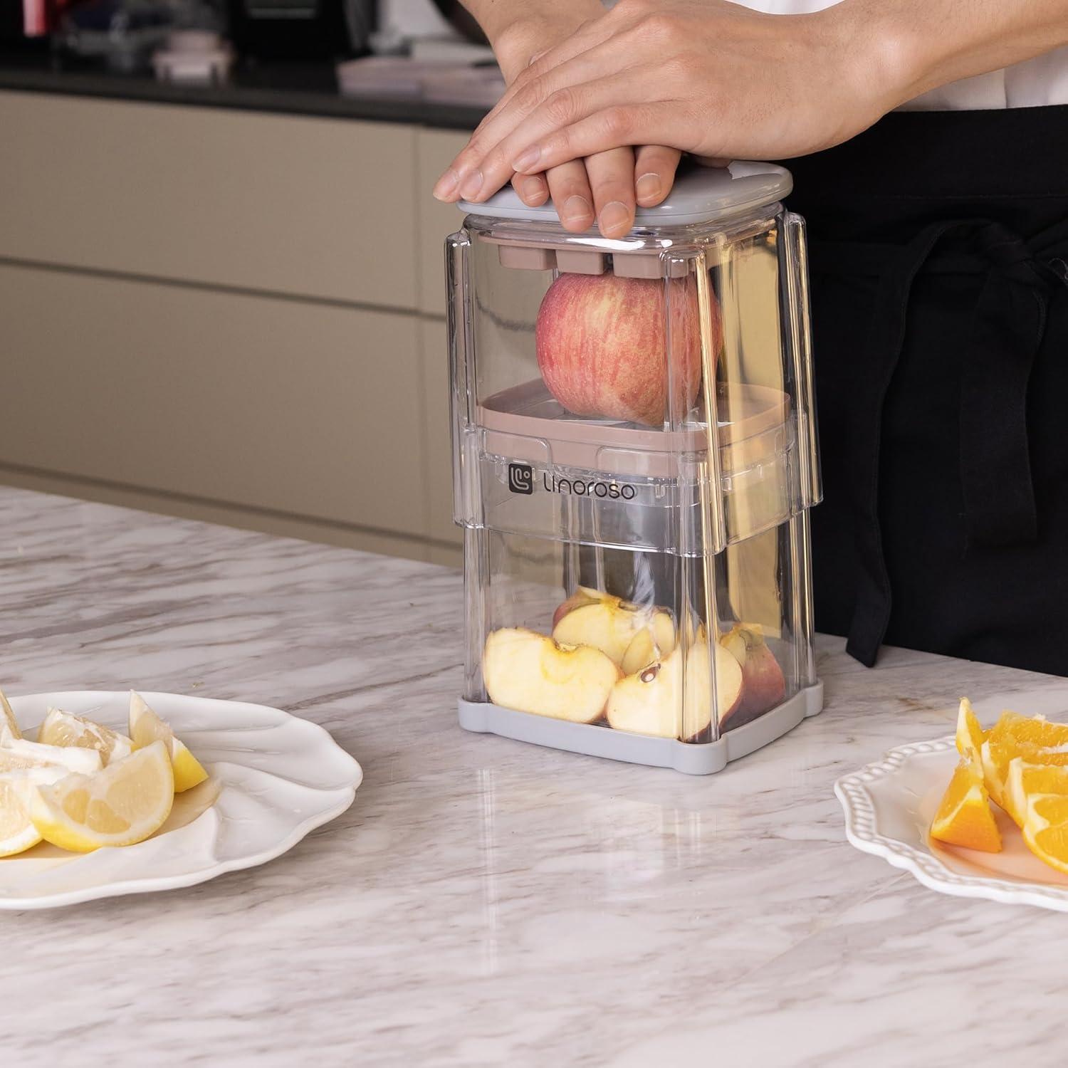 Cortador de Verduras Linoroso 4-en-1 con Contenedor