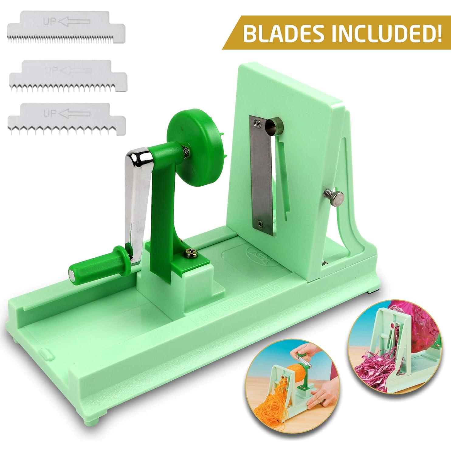 Espiralizador de Verduras Vollum con 4 Cuchillas Intercambiables